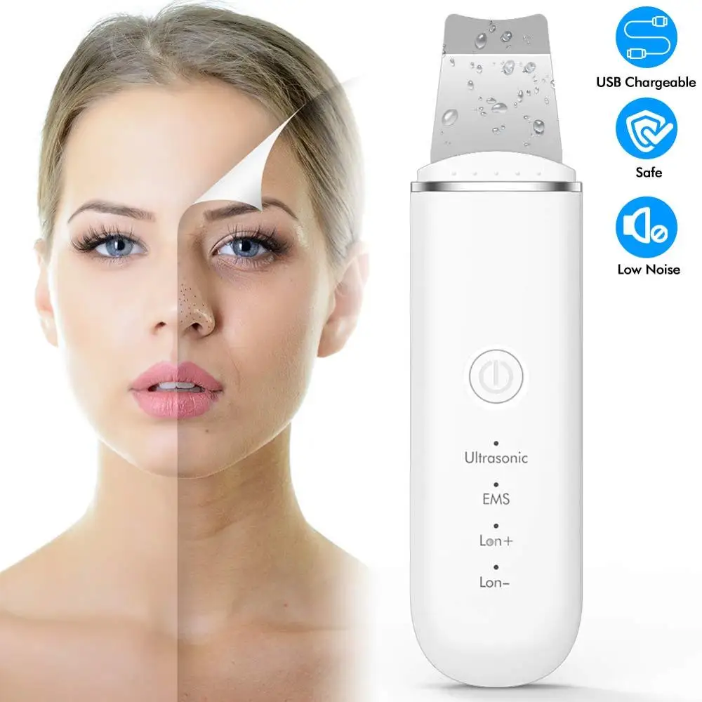 Ultrasonic Facial Skin Scrubber